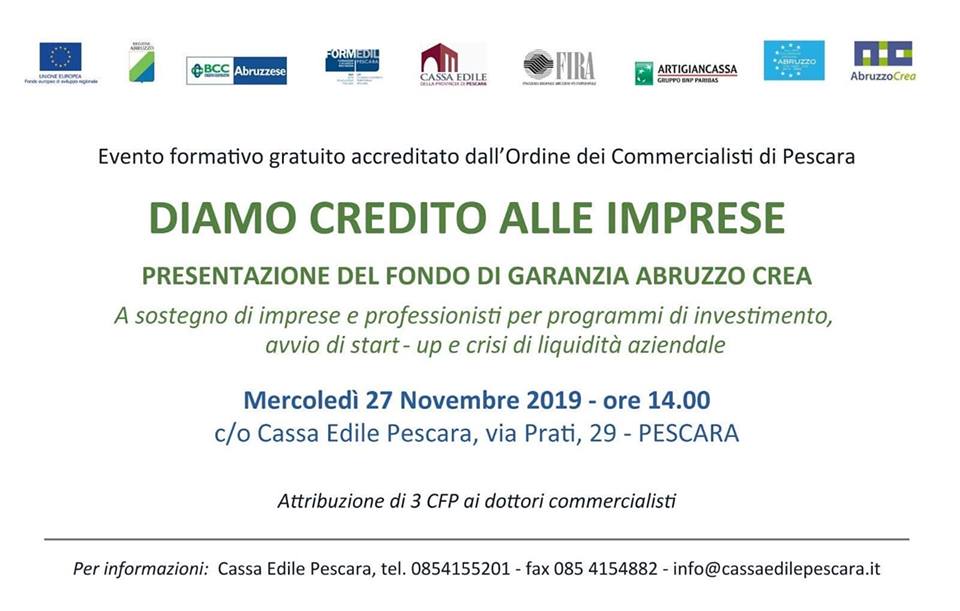 Diamo credito alle imprese 