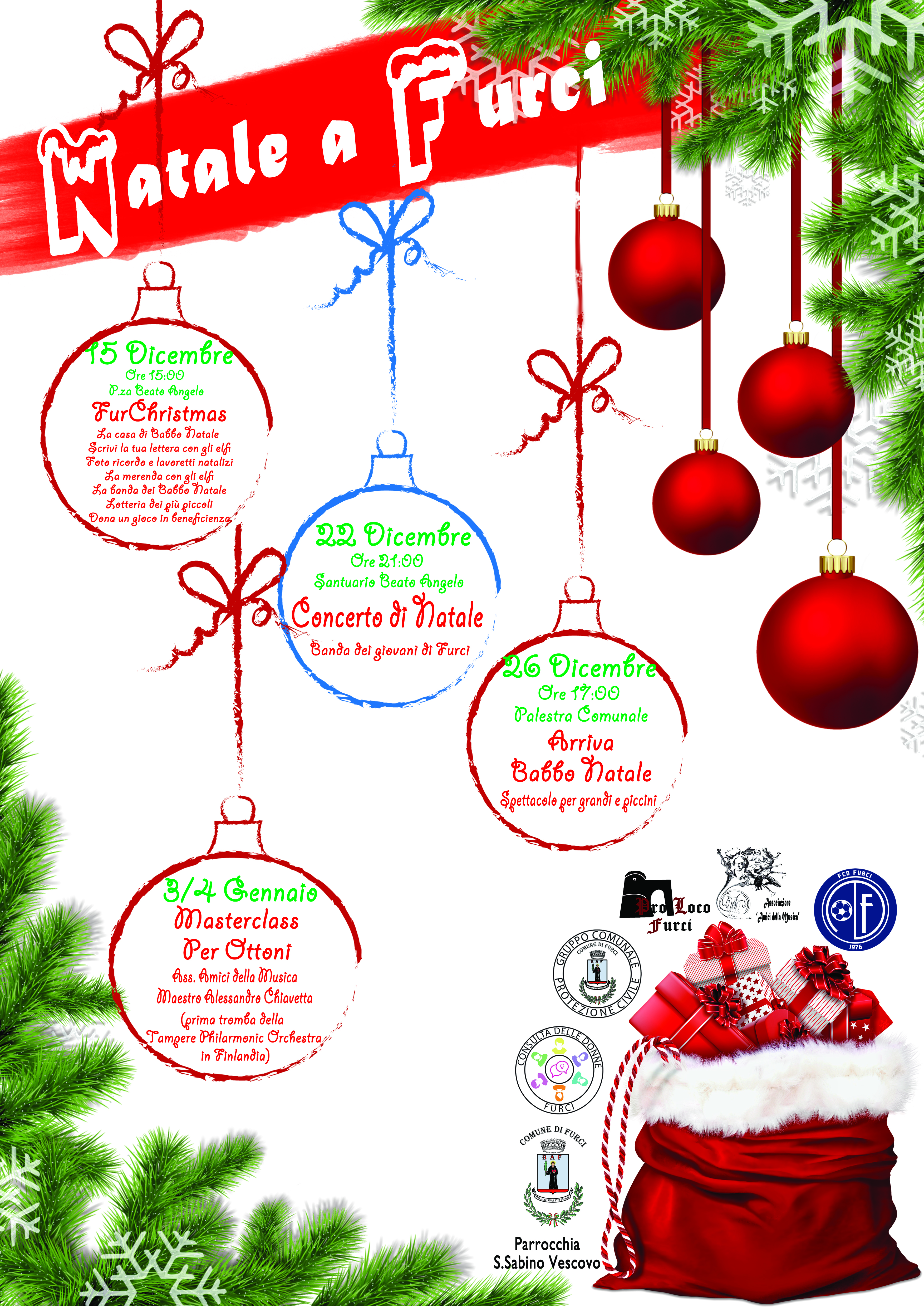 Natale a Furci; Calendario Eventi Natalizi 
