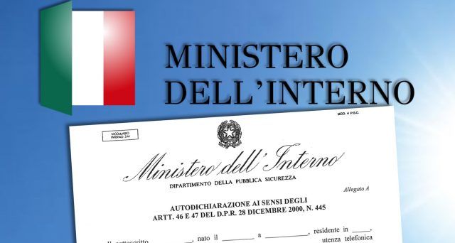Emergenza Coronavirus - Cambia nuovamente il  Modulo di Autocertificazione - 