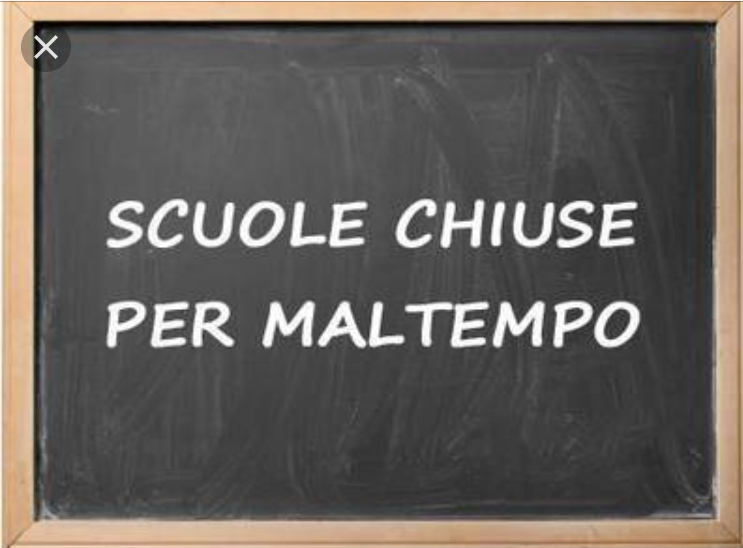 Chiusura Scuole lunedì 26 Febbraio 